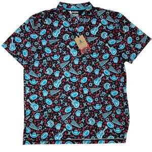 Chubbies George Kittle Polo Shirt 2XL XXL Beer Football University NEW